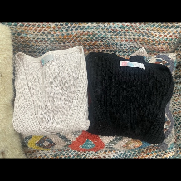 Free People Coco Sweater Top XS Oatmeal - Picture 2 of 2